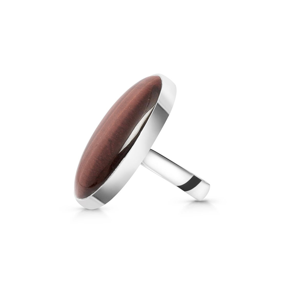 Red Tiger Eye Adjustable Ring-(RTE-R-18.)